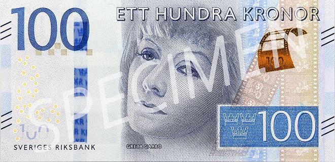 100 kr - Greta Garbo